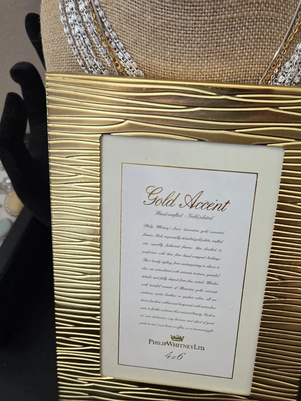 philipWhitney elegant gold